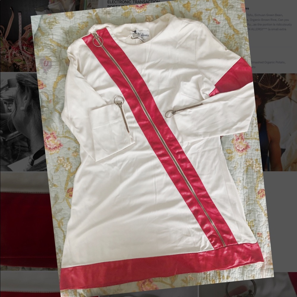 Vintage Oscar De La Renta Swimwear Cover Tunic